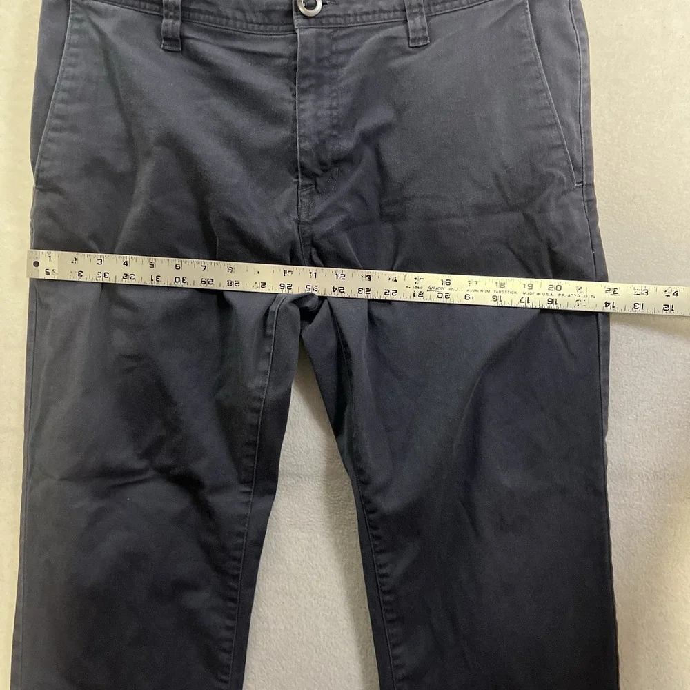 Volcom Chino Pants Men's Size 36x 30 (Fits 38x29) Blue Skater Workwear FADED